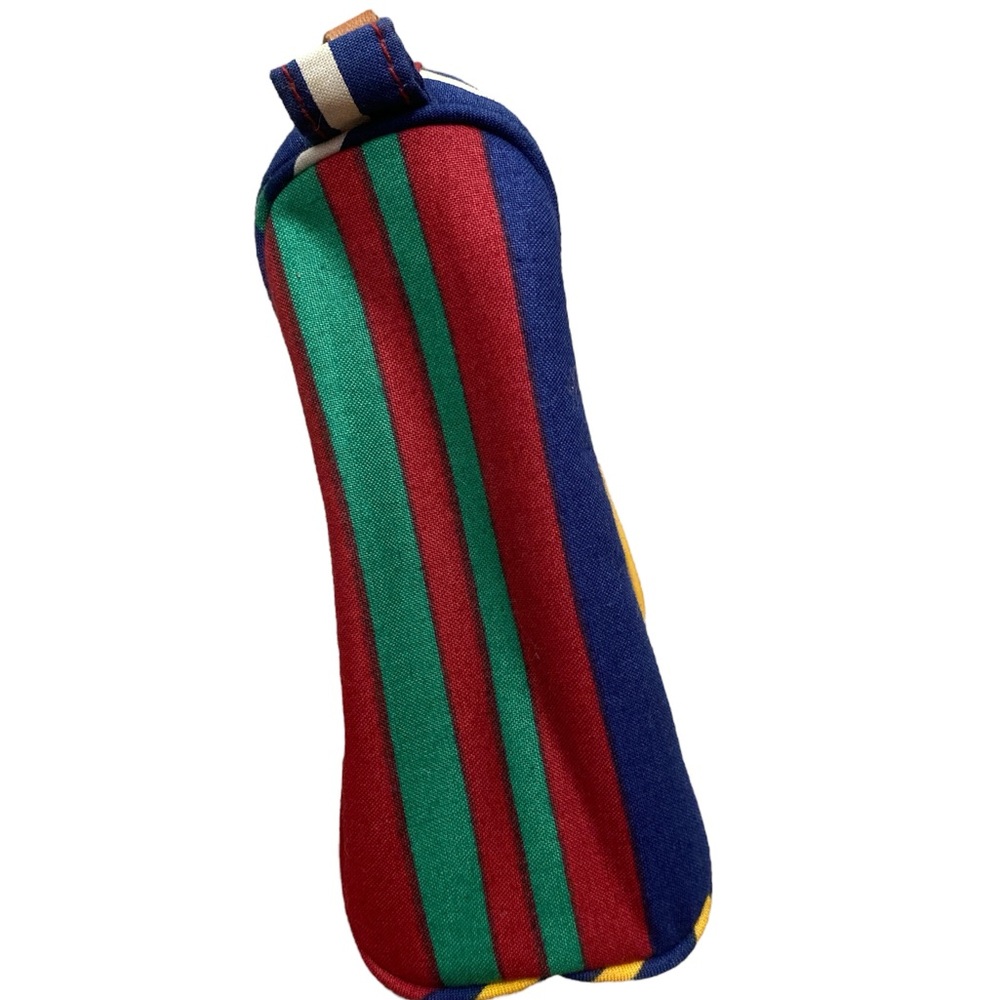 Vintage Rare 90s Rainbow Stripe Polo Ralph Lauren yacht club toiletry bag - Picture 3 of 7